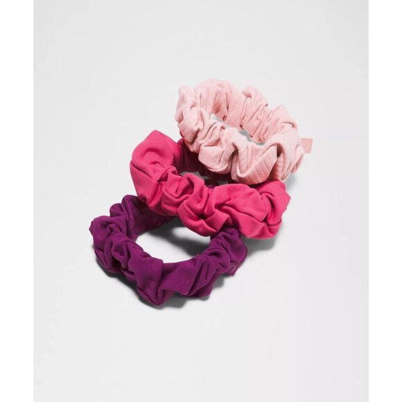 Uplifting Scrunchies (3 Pack) - Chilled Grape/Raspberry Coulis/Pink Haze - Picture 1 of 2